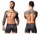 Male Power 160-299 Soo Cumfy Boxer Brief Color Navy-Orange